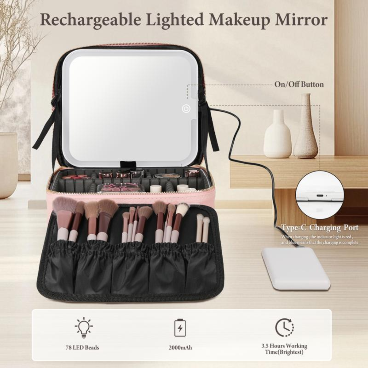 Portable Makeup Bag