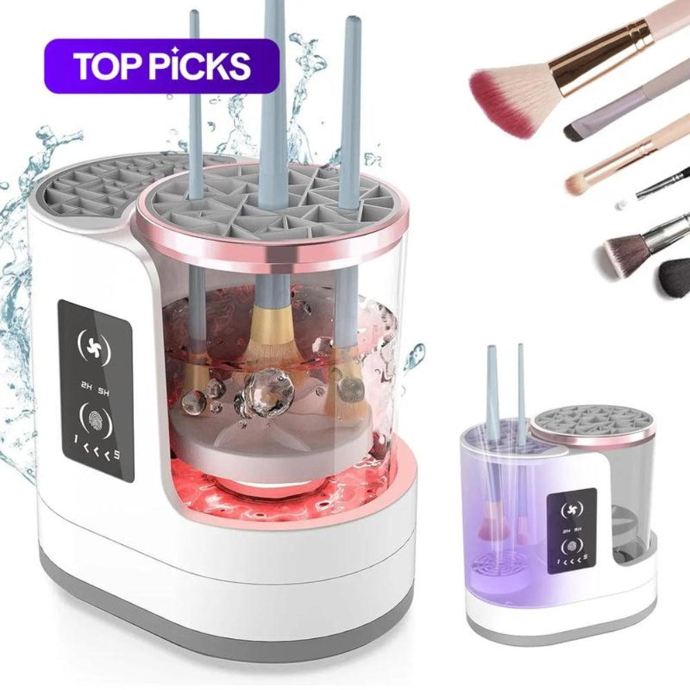 Glowche 3 in 1 Electric Makeup Brush Cleaner