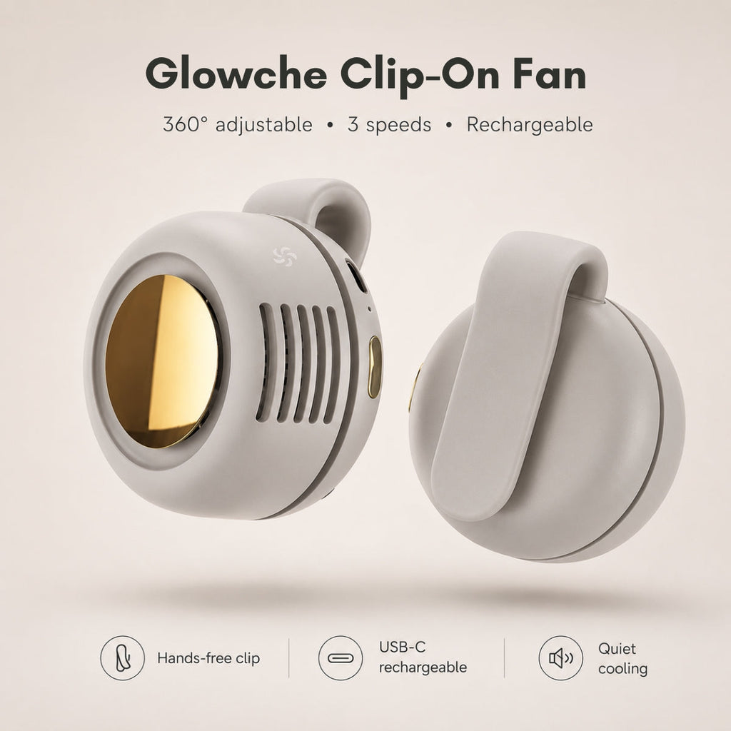 Glowche Portable Clip-On Fan