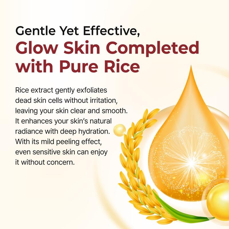 GLOWCHE MOOLINSE Peel Shot Glow Rice Ampoule Duo
