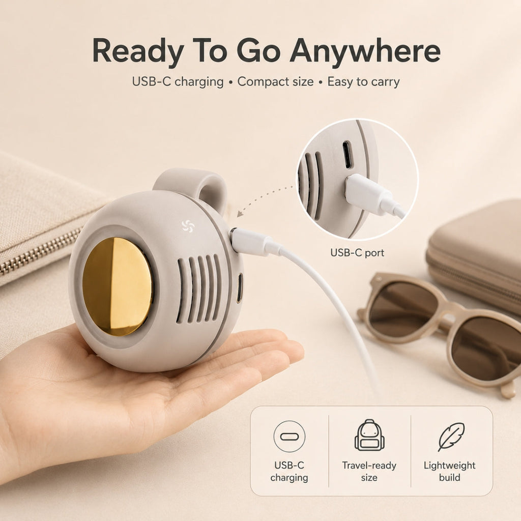 Glowche Portable Clip-On Fan